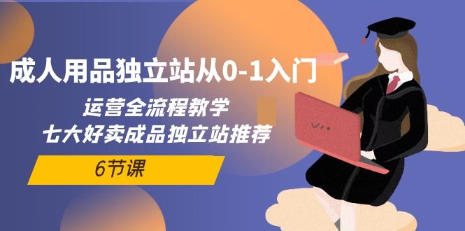 成人用品独立站从0-1入门,运营全流程教学,七大好卖成品独立站推荐-6节课 成人用品独立站从0-1入门,运营全流程教学,七大好卖成品独立站推荐-6节课