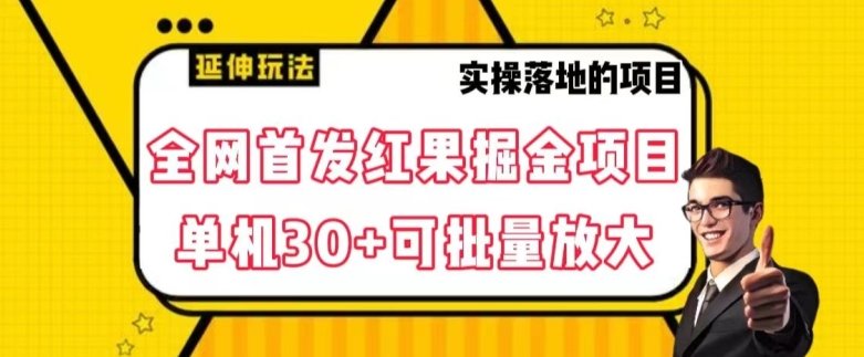 全网首发红果免费短剧掘金项目，单机30+可批量放大【揭秘】(探索红果免费短剧掘金项目某音旗下新平台的赚钱机会)