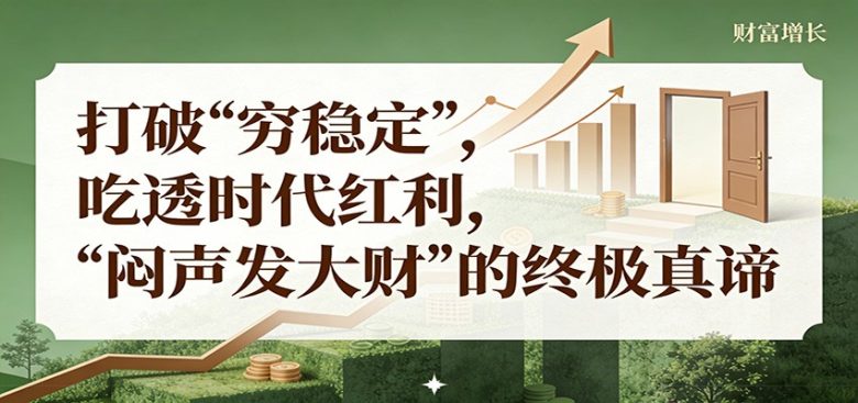 公众号付费文章《打破 “穷稳定”,吃透时代红利,“闷声发大财”的终极真谛》