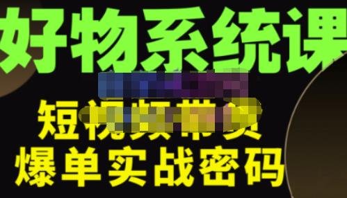大嘴·好物短视频带货解析，学完你将懂的短视频带货底层逻辑，做出能表现的短视频(深度解析短视频带货，掌握核心技巧，实现高效运营)