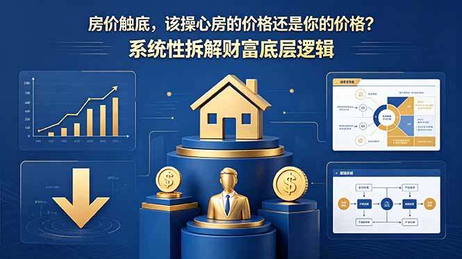 付费文章：房价触底，该操心房的价格还是你的价格？系统性拆解财富底层逻辑