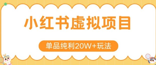 小红书卖虚拟产品,单品纯利20W+玩法分享,4节系列课程