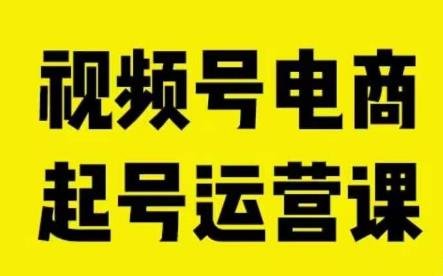 视频号电商起号运营课,教新人如何自然流起号,助力商家0-1突破(视频号电商起号运营课助力新商家实现0-1突破) 视频号电商起号运营课,教新人如何自然流起号,助力商家0-1突破(视频号电商起号运营课助力新商家实现0-1突破)