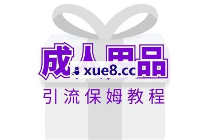 老段《潜力赛道成人用品渠道引流保姆教程》
