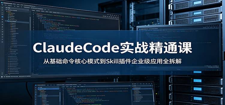 ClaudeCode实战精通课：从基础命令核心模式到Skill插件企业级应用全拆解