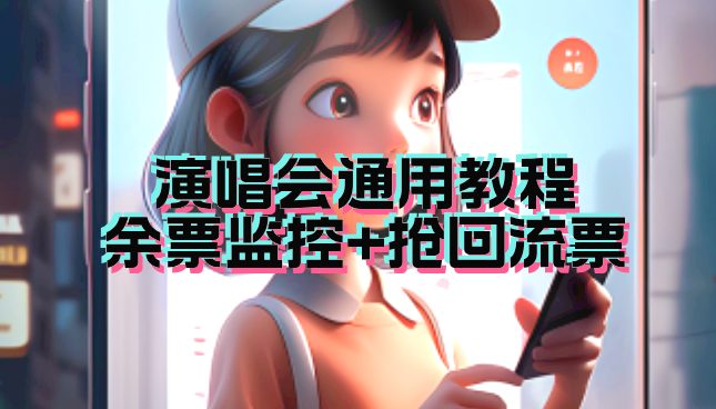 演唱会通用_余票监控+抢回流票（教程+软件）(演唱会通用余票监控+抢回流票教程与软件解析)