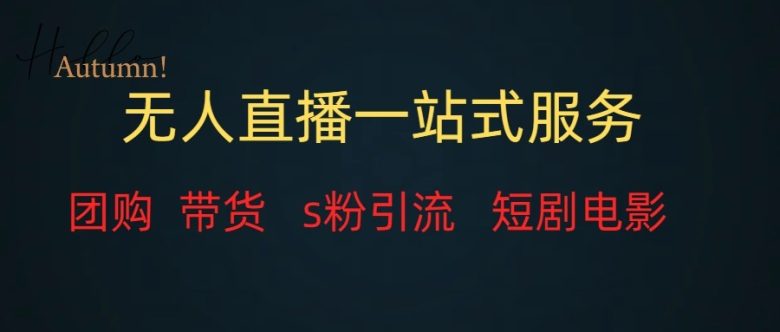 无人直播(团购、带货、引流、短剧电影)全套教程一站式打包,课程详细无废话(一站式学习无人直播团购、带货、引流、短剧电影全攻略)