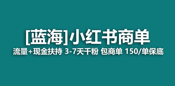 【蓝海项目】小红书商单项目，7天就能接广告变现，稳定日入500+保姆级玩法(小红书商单项目7天变现，保姆级教程助你日入500+)