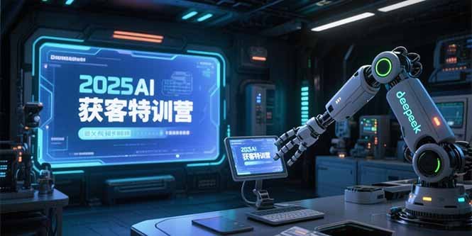 2025AI获客特训营,AI图文视频全制作,deepseek工具实操教学