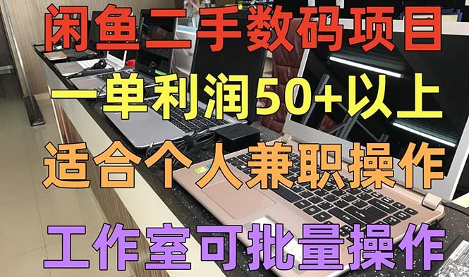 闲鱼二手数码项目,个人副业低保收入一单50+以上,工作室批量放大操作(轻松赚取额外收入闲鱼二手数码项目详解) 闲鱼二手数码项目,个人副业低保收入一单50+以上,工作室批量放大操作(轻松赚取额外收入闲鱼二手数码项目详解)