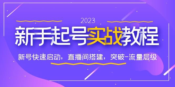 0-1新手起号实战教程:新号快速启动,直播间怎样搭建,突破-流量层级(新手起号实战教程新号快速启动与直播间搭建指南) 0-1新手起号实战教程:新号快速启动,直播间怎样搭建,突破-流量层级(新手起号实战教程新号快速启动与直播间搭建指南)