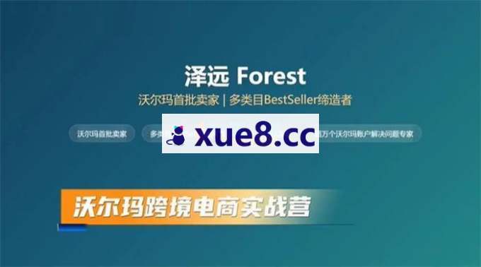 泽远《沃尔玛跨境电商实战营》