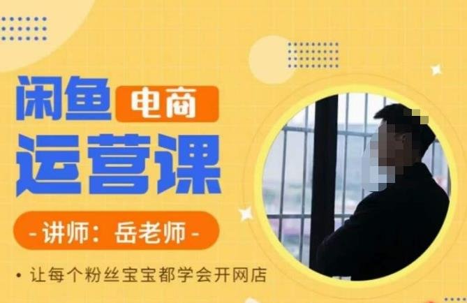 岳老师·闲鱼电商运营课,让每个粉丝宝宝都学会开网店(全面解析闲鱼电商运营从新手到专家的成长之路) 岳老师·闲鱼电商运营课,让每个粉丝宝宝都学会开网店(全面解析闲鱼电商运营从新手到专家的成长之路)