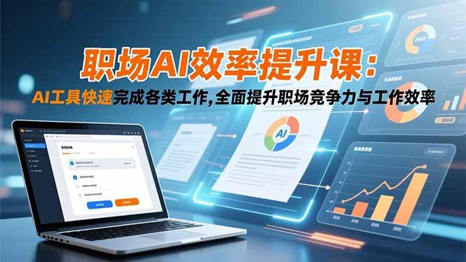 职场AI效率提升课:AI工具快速完成各类工作,全面提升职场竞争力与工作效率