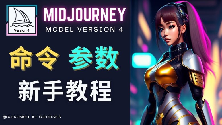 Midjourney新手入门教程，轻松创作顶级图像，命令参数-新手教程(Midjourney新手指南详解命令参数与实操技巧)