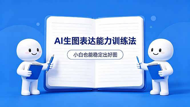 AI生图不是做漂亮图，而是表达能力。这套方法让小白也能稳定出好图