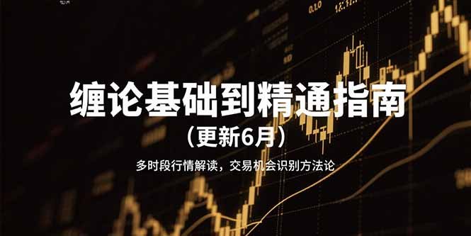 缠论基础到精通指南（更新6月）多时段行情解读，交易机会识别方法论