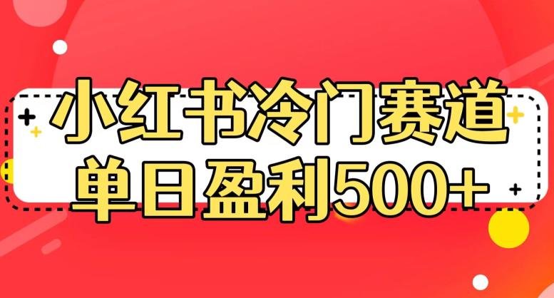 小红书冷门赛道，单日盈利500+【揭秘】(揭秘小红书冷门赛道的高效盈利策略)