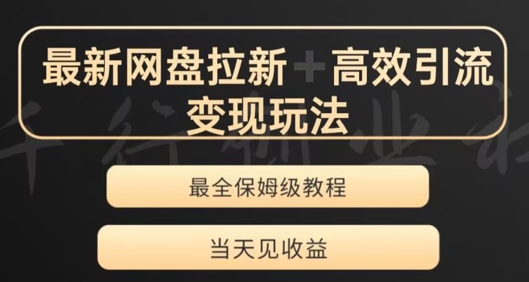 最新最全夸克网盘拉新变现玩法，多种裂变，举一反三变现玩法【揭秘】(揭秘夸克网盘拉新变现的新玩法)