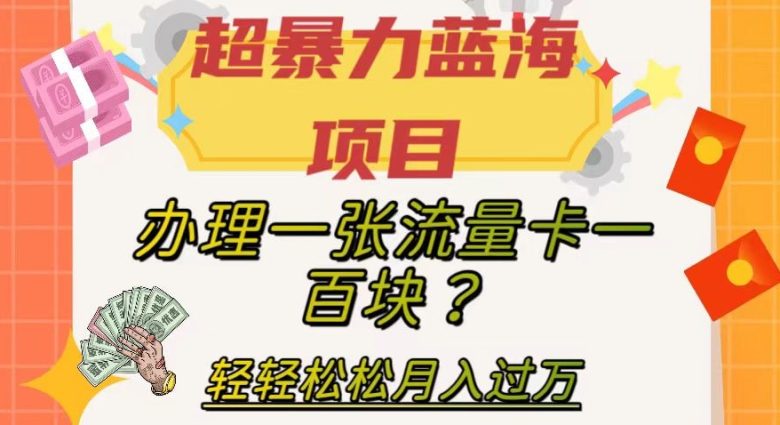 超暴力蓝海项目,办理一张流量卡一百块?轻轻松松月入过万,保姆级教程【揭秘】(揭秘超暴力蓝海项目办理流量卡轻松月入过万) 超暴力蓝海项目,办理一张流量卡一百块?轻轻松松月入过万,保姆级教程【揭秘】(揭秘超暴力蓝海项目办理流量卡轻松月入过万)