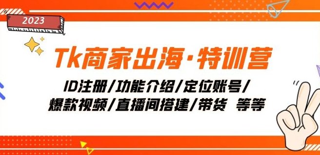 Tk商家出海·特训营:ID注册/功能介绍/定位账号/爆款视频/直播间搭建/带货(Tk商家出海·特训营全面掌握抖音电商运营技巧) Tk商家出海·特训营:ID注册/功能介绍/定位账号/爆款视频/直播间搭建/带货(Tk商家出海·特训营全面掌握抖音电商运营技巧)