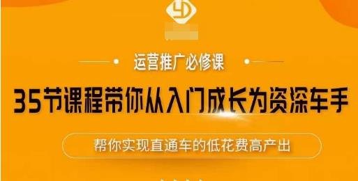 35节课程从入门到精通,打造高效直通车运营”) 35节课程从入门到精通,打造高效直通车运营”)