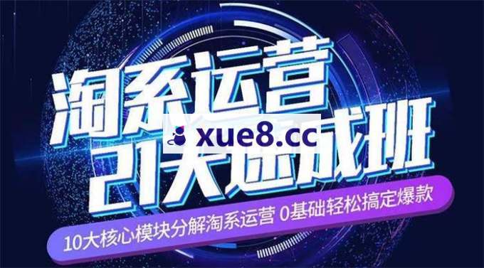 白凤电商《淘系运营21天速成班》