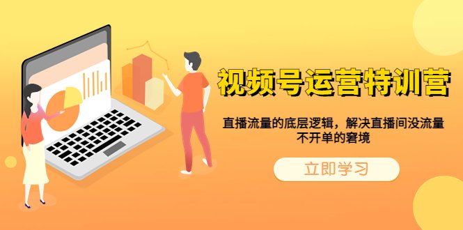 视频号运营特训营，直播流量的底层逻辑，解决直播间没流量，不开单的窘境(视频号运营特训营掌握直播流量底层逻辑，提升直播间业绩)