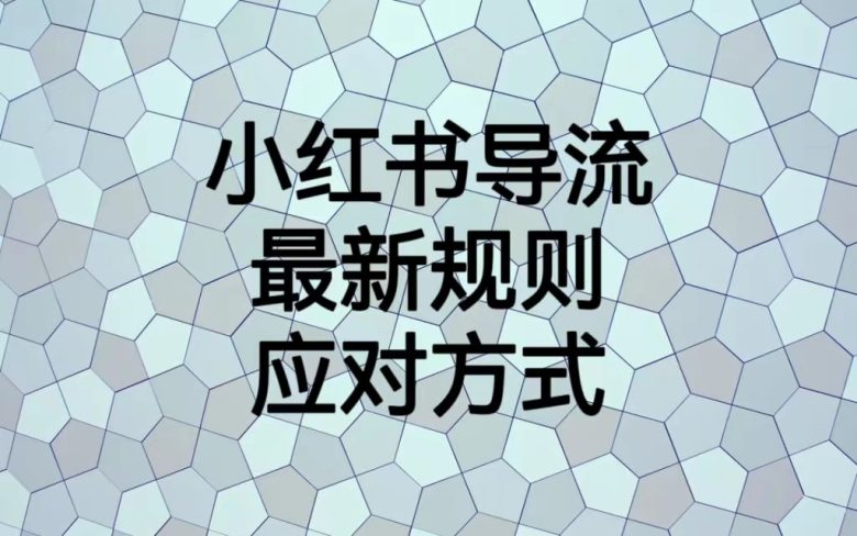 小红书导流最新规则应对方式，新规以后目前还可用的引流方式解读(小红书导流新规下的应对策略与实操指南)