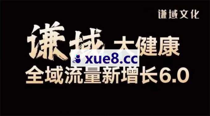 大谦《大健康全域流量新增长》