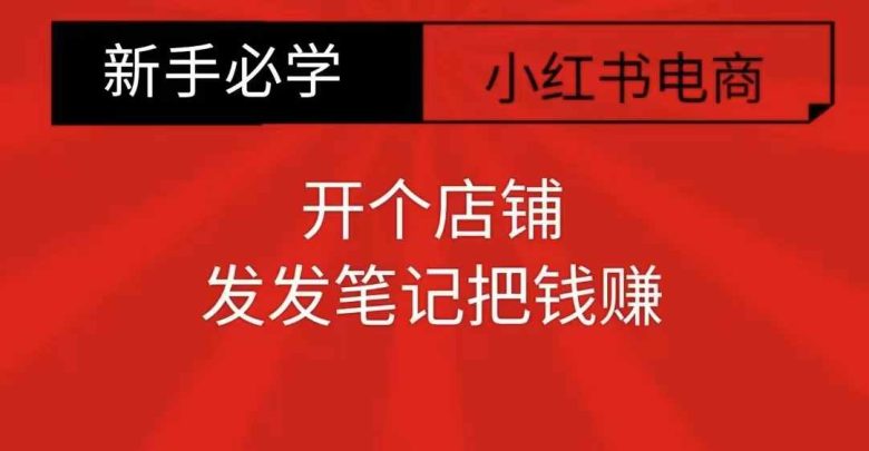 小红书零食共创【新手易上手】开个店铺,发发笔记把钱赚
