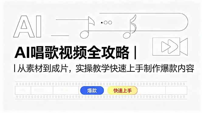 AI唱歌视频全攻略|从素材到成片,实操教学快速上手制作爆款内容