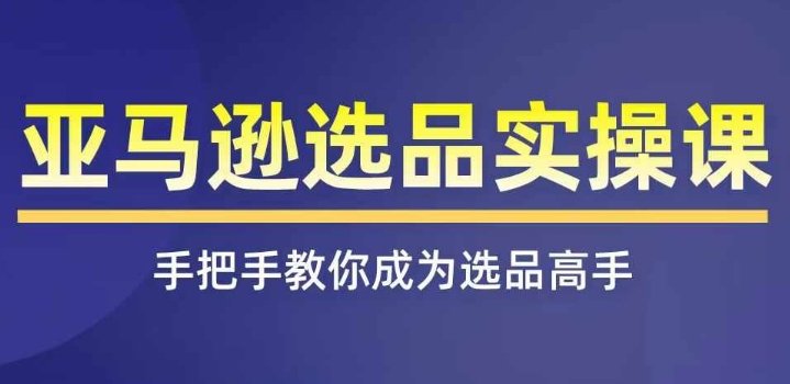 亚马逊选品实操课程,快速掌握亚马逊选品的技巧,覆盖亚马逊选品所有渠道 亚马逊选品实操课程,快速掌握亚马逊选品的技巧,覆盖亚马逊选品所有渠道