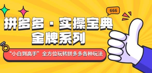 拼多多·实操宝典:金牌系列“小白到高手”带你全方位玩转拼多多各种玩法(拼多多实操宝典从小白到高手的全方位运营指南) 拼多多·实操宝典:金牌系列“小白到高手”带你全方位玩转拼多多各种玩法(拼多多实操宝典从小白到高手的全方位运营指南)