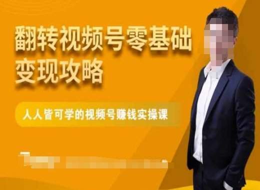 微信视频号零基础变现攻略,人人皆可学的视频号赚钱实操课 微信视频号零基础变现攻略,人人皆可学的视频号赚钱实操课