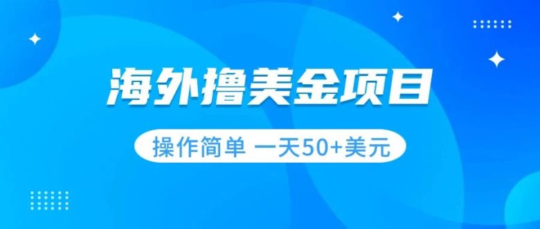 撸美金项目 无门槛  操作简单 小白一天50+美刀(无需英文基础，小白也能日赚50+美刀的影视盈利项目)