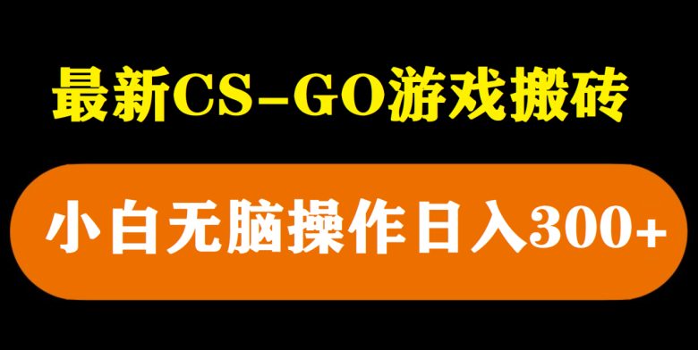 最新csgo游戏搬砖游戏,无需挂机小白无脑也能日入300+(无需专业技能,小白也能日入300元的CSGO游戏搬砖项目)