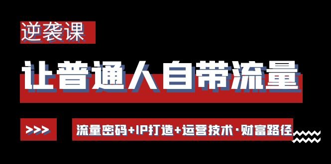让普通人自带流量的逆袭课:流量密码+IP打造+运营技术·财富路径(揭秘普通人如何通过流量密码、IP打造和运营技术实现财富逆袭) 让普通人自带流量的逆袭课:流量密码+IP打造+运营技术·财富路径(揭秘普通人如何通过流量密码、IP打造和运营技术实现财富逆袭)