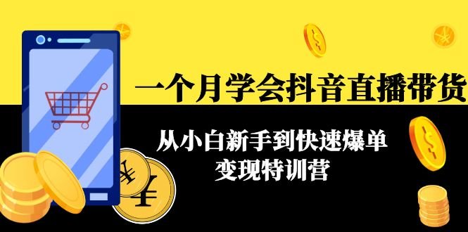 一个月学会抖音直播带货:从小白新手到快速爆单变现特训营(63节课)(抖音直播带货特训营从小白新手到快速爆单变现的全面指南) 一个月学会抖音直播带货:从小白新手到快速爆单变现特训营(63节课)(抖音直播带货特训营从小白新手到快速爆单变现的全面指南)