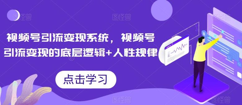 视频号引流变现系统，视频号引流变现的底层逻辑+人性规律(视频号引流变现系统掌握底层逻辑与实操技巧，助力短视频营销成功)