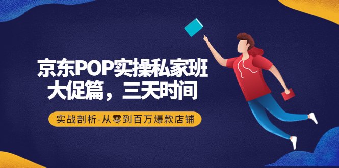 京东POP实操私家班：大促篇，3天时间，实战剖析-从零到百万爆款店铺(深度解析京东POP实操私家班从理论到实战，助你打造爆款店铺)