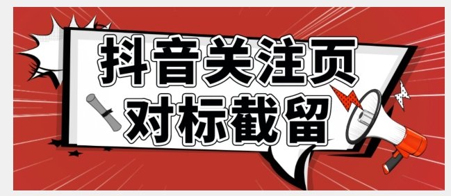 全网首发-抖音关注页对标截留术【揭秘】(揭秘抖音关注页对标截留术如何更精准地获取用户流量)