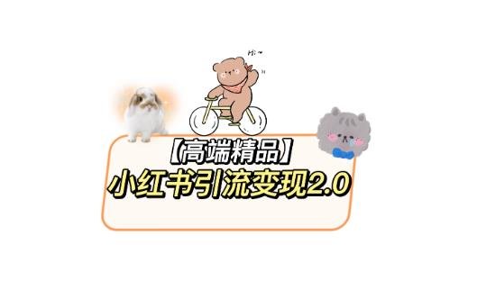 小红书最新引流变现教程，全网最新最详细的视频教程以及素材(小红书最新引流变现教程全面掌握图文制作与变现技巧)