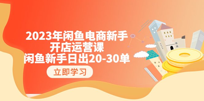 2023年闲鱼电商新手开店运营课:闲鱼新手日出20-30单(18节-实战干货)(全面掌握闲鱼电商运营技巧,实现日出20-30单的实战指南)
