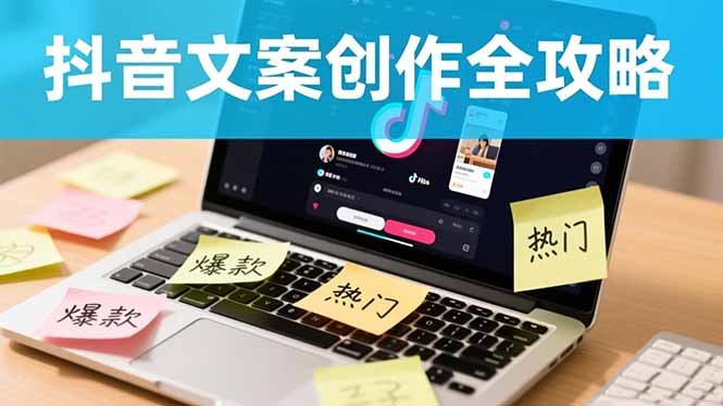 抖音文案创作全攻略:爆款标题九大绝招,100个模版直接套用,月入过万不是梦