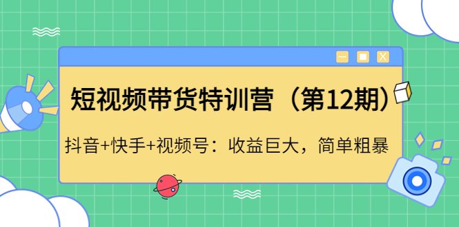 抖音+快手+视频号：收益巨大，简单粗暴！(掌握短视频带货技巧，轻松赚取额外收入！)