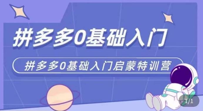 拼多多运营0-1实操特训营,拼多多0基础入门,从基础到进阶的可实操玩法(拼多多运营0-1实操特训营从基础到进阶的全面解析) 拼多多运营0-1实操特训营,拼多多0基础入门,从基础到进阶的可实操玩法(拼多多运营0-1实操特训营从基础到进阶的全面解析)