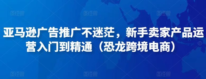 亚马逊广告推广不迷茫,新手卖家产品运营入门到精通(恐龙跨境电商)(亚马逊广告推广新手必修课从入门到精通) 亚马逊广告推广不迷茫,新手卖家产品运营入门到精通(恐龙跨境电商)(亚马逊广告推广新手必修课从入门到精通)
