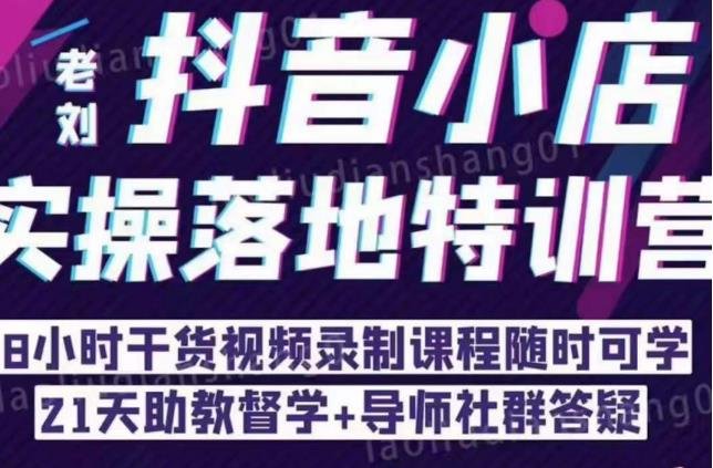 抖音小店实操落地特训营:抖音小店无货源精细化运营,抖店商品卡流量(22节)(抖音小店实操落地特训营全面掌握无货源精细化运营与商品卡流量技巧) 抖音小店实操落地特训营:抖音小店无货源精细化运营,抖店商品卡流量(22节)(抖音小店实操落地特训营全面掌握无货源精细化运营与商品卡流量技巧)
