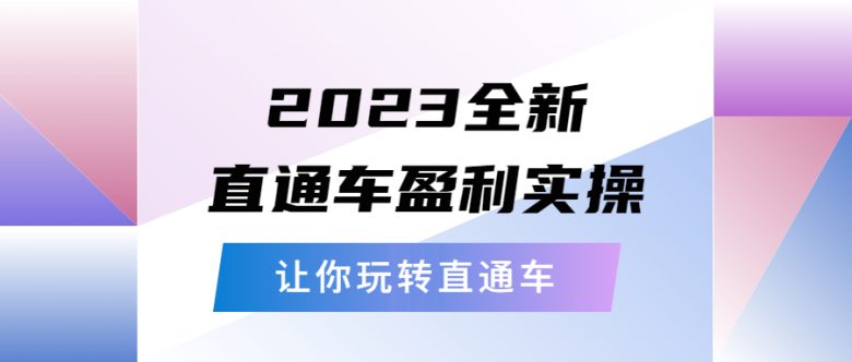 2023全新直通车·盈利实操：从底层，策略到搭建，让你玩转直通车(深度解析直通车运营从底层逻辑到实战策略)